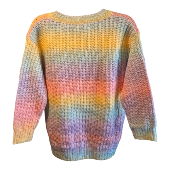 Multicolor Knit Women's Sweater - Picture 2 of 5